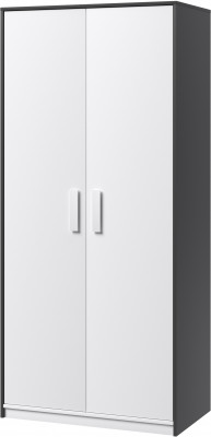 Кэнди Шкаф универсальный КШ-3 графит/белый