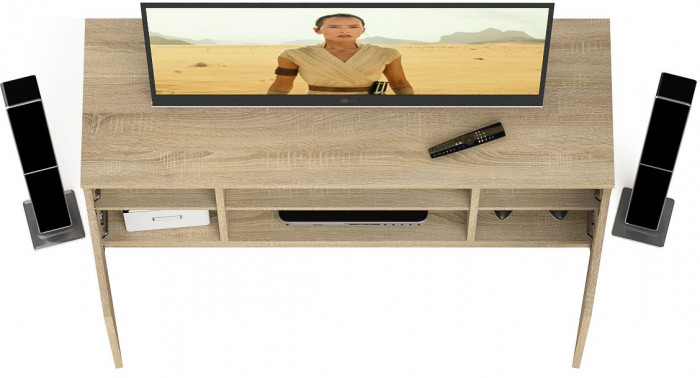 Мори Тумба ТВ МТВ1200.1, дуб сонома