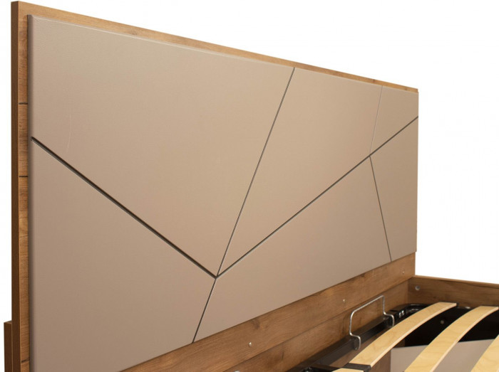 Кровать Гамма с подъемным механизмом 54.16 Таксония/Грей