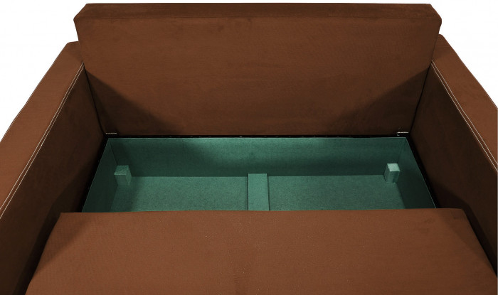 Диван аккордеон Лофт Мини 160 коричневый