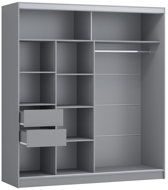 Шкаф-купе Альянс-10 ЛДСП 2000 (Белый)