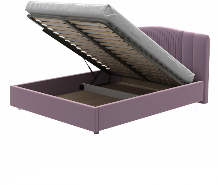 Кровать-12М с подъёмным основанием 1600 лаванда