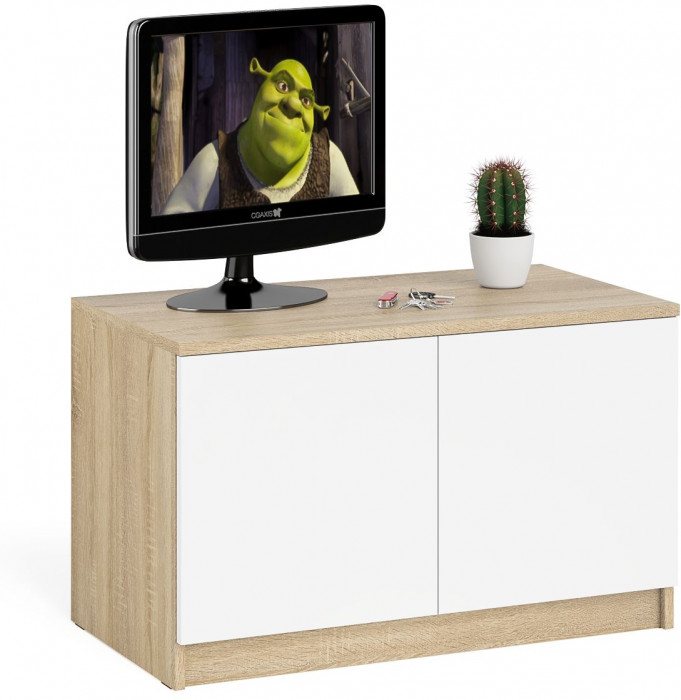 Мори Тумба/антресоль МА900.1, дуб сонома/белый