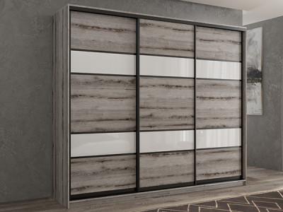 Шкаф-купе Кааппи 8 Эвок Окаменелый 190х45х230 см