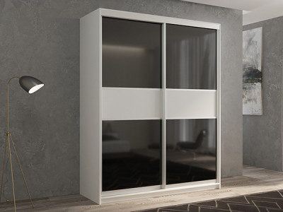 Шкаф-купе Кааппи 12 Белый Бриллиант 140х60х230 см