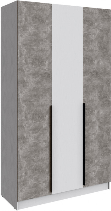 Шкаф Мадрид (1,3) без зеркала, Белый/Ателье светлое