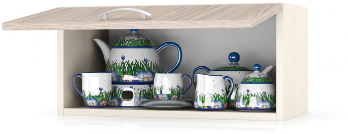 Кухня Мери ШВв600 Шкаф над вытяжкой 60 см., дуб/ясень шимо светлый