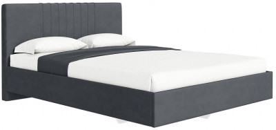 Кровать с латами Соло 160*200, Графит