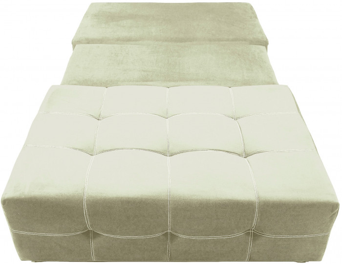 Диван аккордеон Марс Мини велюр бежевый 140