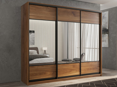 Шкаф-купе Кааппи 6 Кастелло Бренди 180х45х230 см