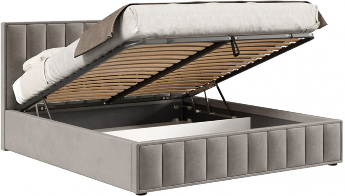 Кровать с подъёмным механизмом 2000 Анкона, пепел