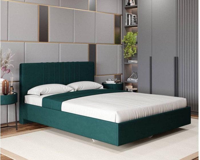 Кровать с латами Соло 160*200, Зеленый