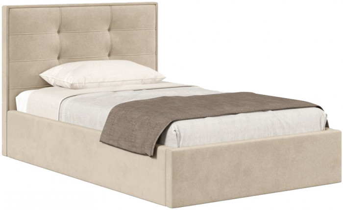 Кровать с подъёмным механизмом 1200 Римини, бежевый 729