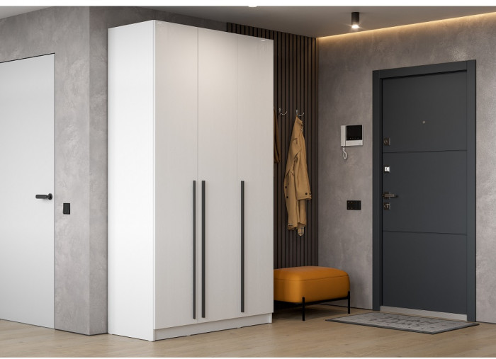 Шкаф распашной Берген ШК-1200, белое дерево