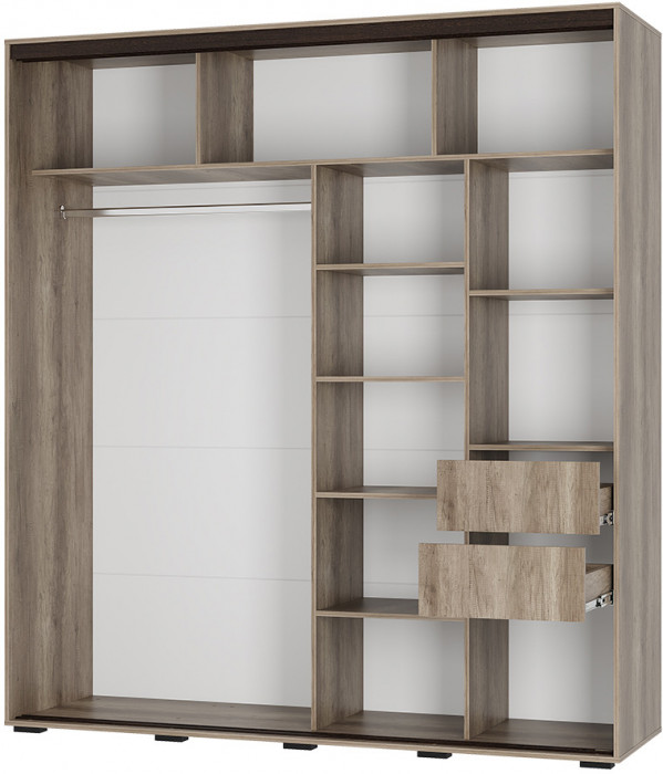 Шкаф-купе Крафт-8, Дуб Каньон