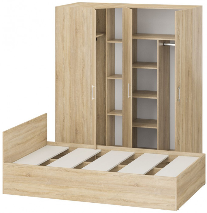 Спальня Стандарт 2-1200, дуб сонома