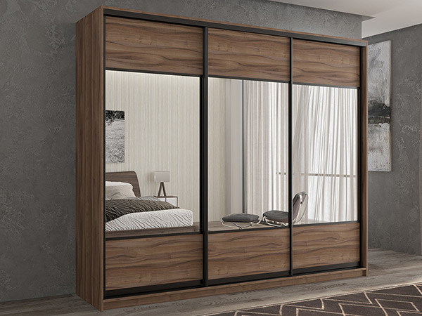 Шкаф-купе Кааппи 6 Орех Тьеполло 180х45х230 см