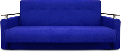 Раскладной диван-кровать, прямой, книжка, цвет синий, Милан Люкс 140