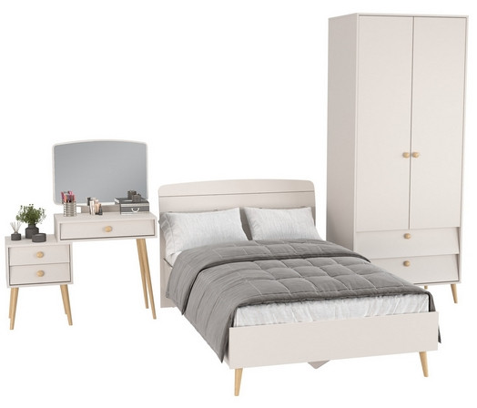 Афина Спальня 03-1200, кашемир серый