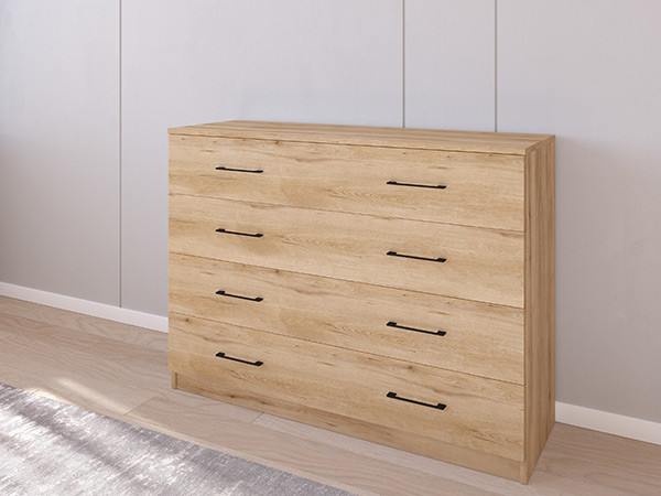 Комод 05/16 120х40х90 Эвок Прибрежный/Эвок прибрежный