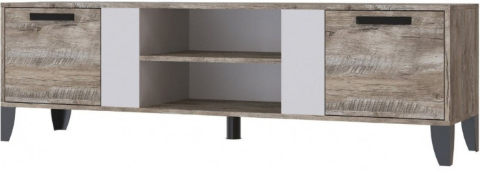 Тумба ТВ Парус-7 дуб юкон/белый