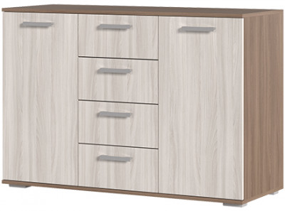 Комод К-2 шимо темный/шимо светлый