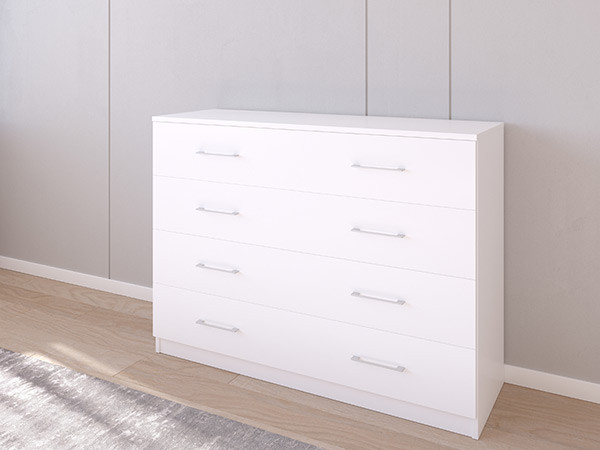 Комод 05/23 120х40х90 Белый/Белый