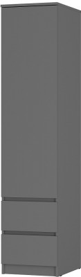 Шкаф-пенал Симпл ПН-17, графит