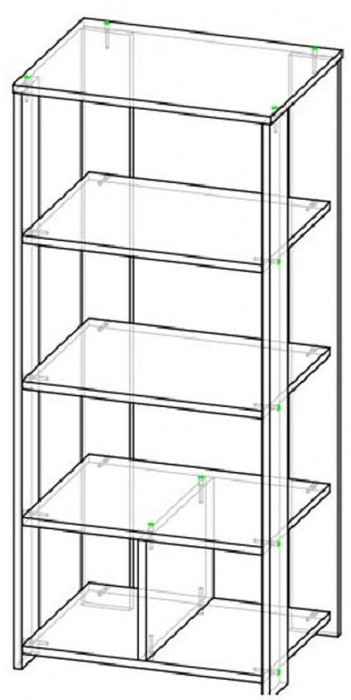 Стеллаж универсальный Бодега светлый