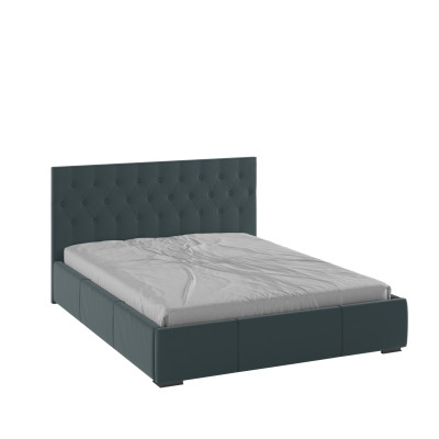 Октавия Кровать интерьерная 160 серый ромб, ортопед