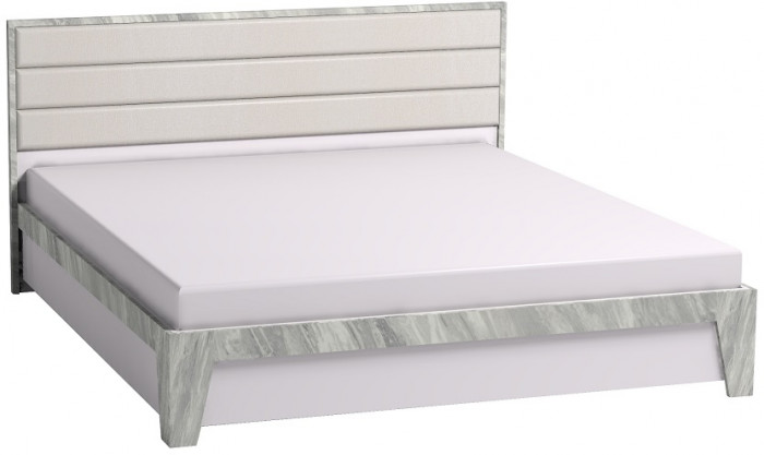 Кровать с ортопедическим основанием (дерево) Айрис 306 Люкс 180х200, статуарио