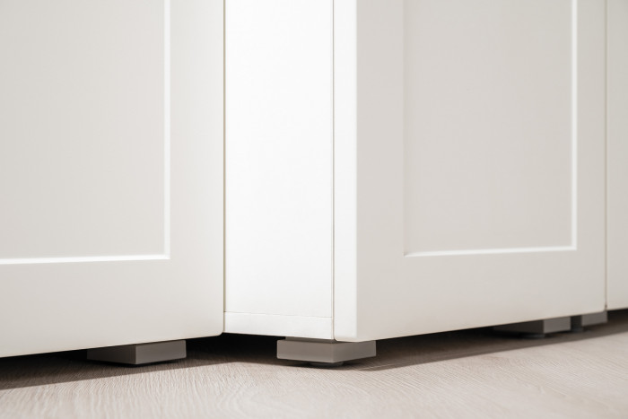 Остин Прихожая 34, цвет белый шагрень/дуб крафт золотой, ШхГхВ 160х54,3х229,6 см., универсальная сборка