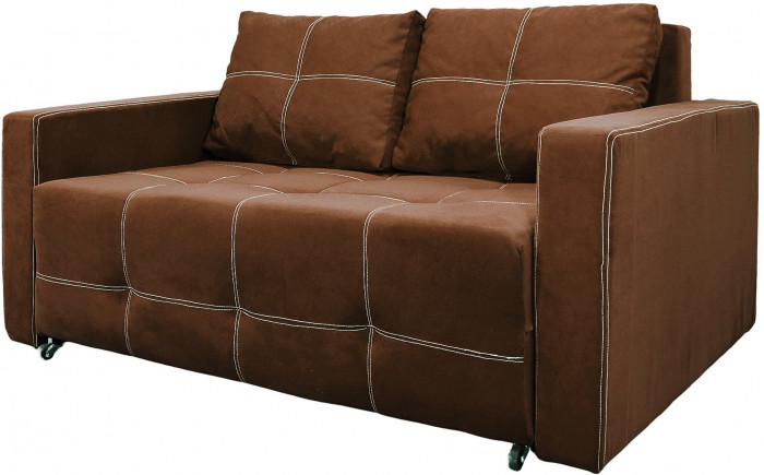 Диван аккордеон Марс велюр коричневый160
