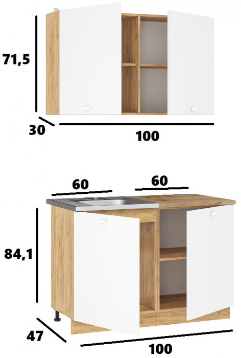 Кухонный гарнитур Дана 1.2 м