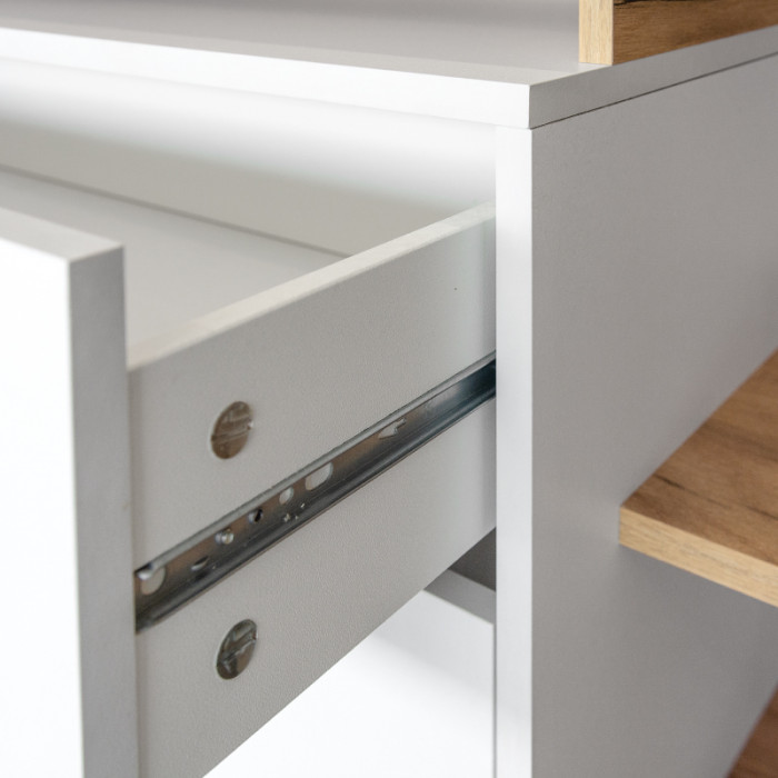 Бэль № 01, цвет дуб крафт золотой/белый премиум, ШхГхВ 171х43х180 см., НЕ универсальная сборка