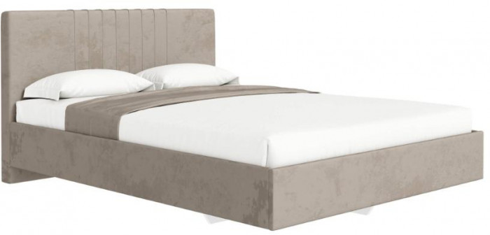 Кровать с латами Соло 160*200, Бежевы