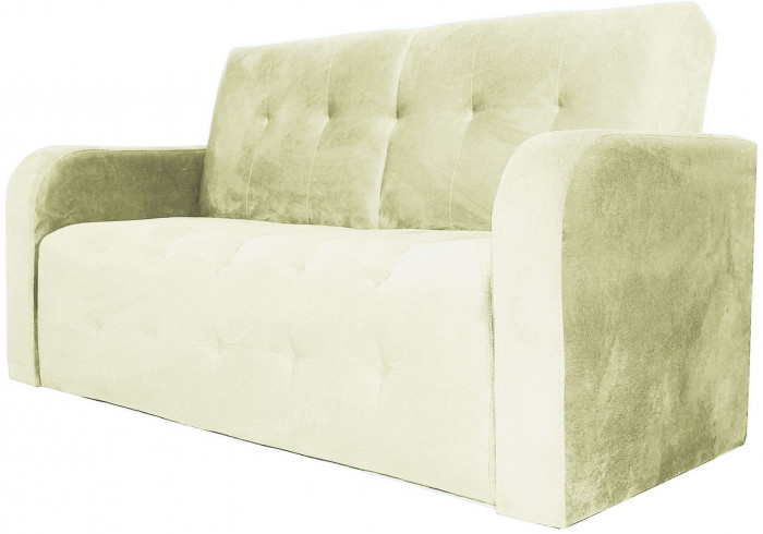 Диван прямой, материал велюр, цвет бежевый, для офиса, дома, гостиной, кухни Оксфорд