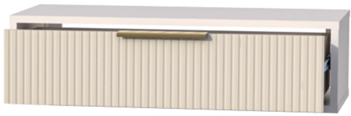 Тумба навесная №2 Кэт-3, Кашемир/Тирамису матовый