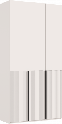 Марвэл Шкаф 3-х створчатый 1200, с доп.ящиками Кашемир, Кашемир