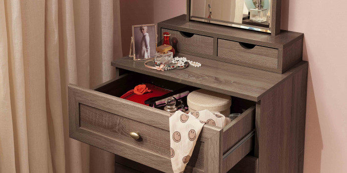 Тумба прикроватная с ящиком Sherlock 64, орех