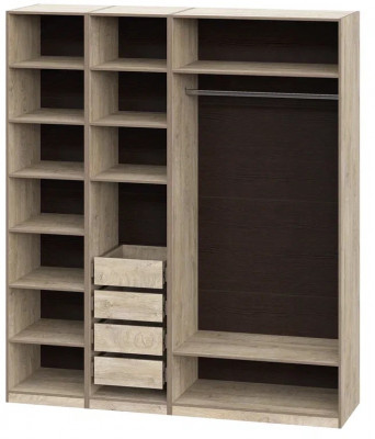 Шкаф без фасадов Этна 2 м. Комплект 10