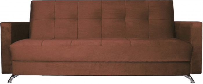 Диван Престиж Люкс 120 велюр коричневый