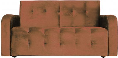 Диван прямой, материал велюр, цвет коричневый, для офиса, дома, гостиной, кухни Оксфорд