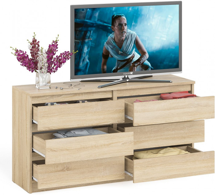 Мори Комод МК1380.6, дуб сонома