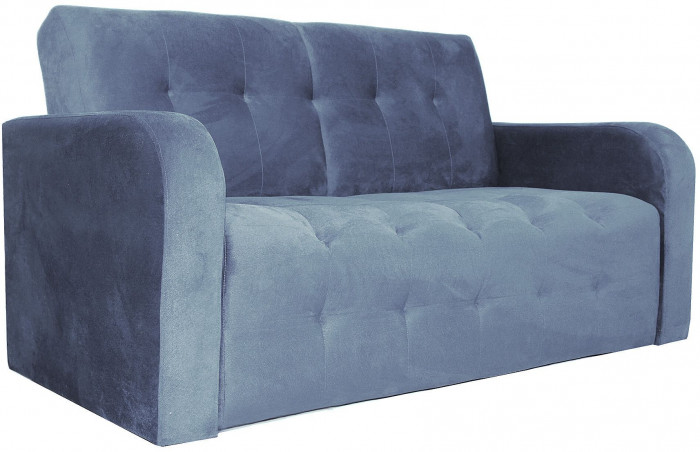 Диван прямой, материал велюр, цвет серый, для офиса, дома, гостиной, кухни Оксфорд