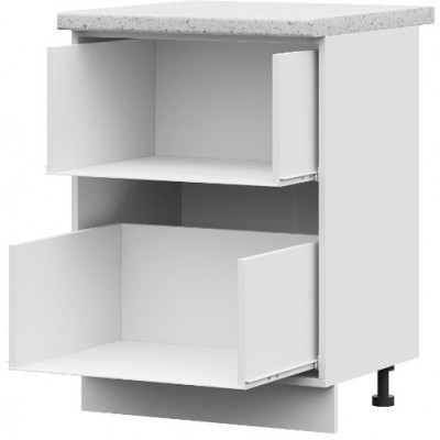 ШН2Я 600 корпус шкаф нижн. с 2 ящ (600*820*474) ПВ белый