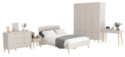 Афина Спальня 38-1400, кашемир серый