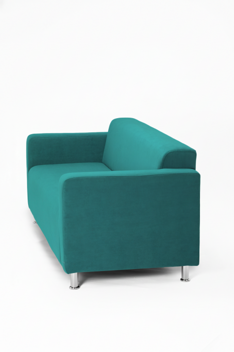 Диван прямой Томи, 200 см, велюр, зеленый