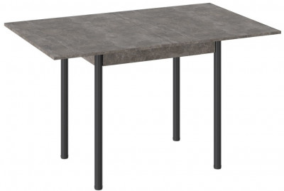 Родос Тип 2 стол с опорой d40 (Черный муар/Ателье темный)