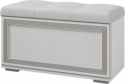 Ливорно Банкетка ЛБ-20 ясень анкор светлый патина серебро